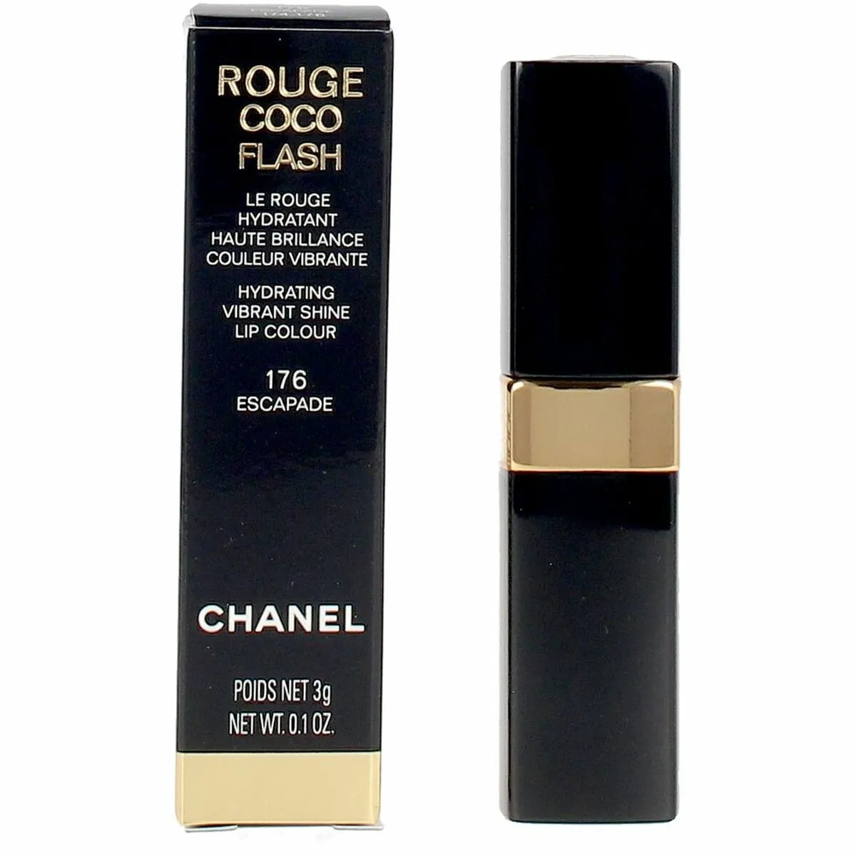 Rossetto Chanel Rouge Coco Flash Nº 176 Escapade 3 g