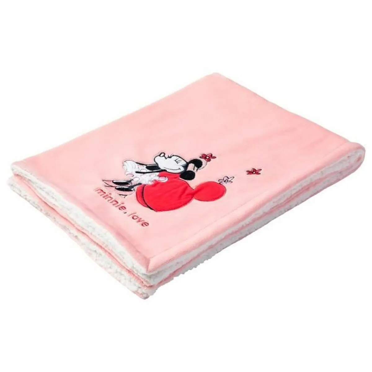 Coperta Disney Rosa Minnie Mouse (75 x 100 cm)