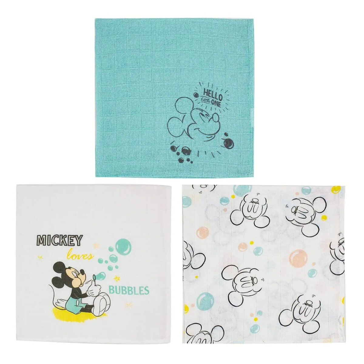 Mussola Disney 60 x 60 cm Mickey Mouse