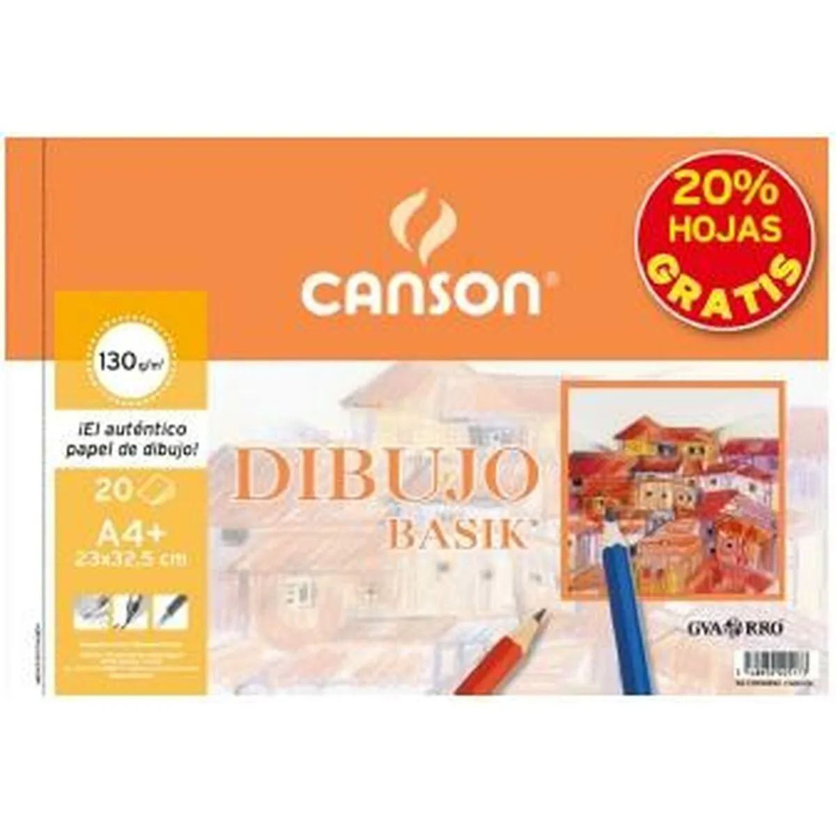 Blocco da disegno Canson Basik Microforata 130 g/m²