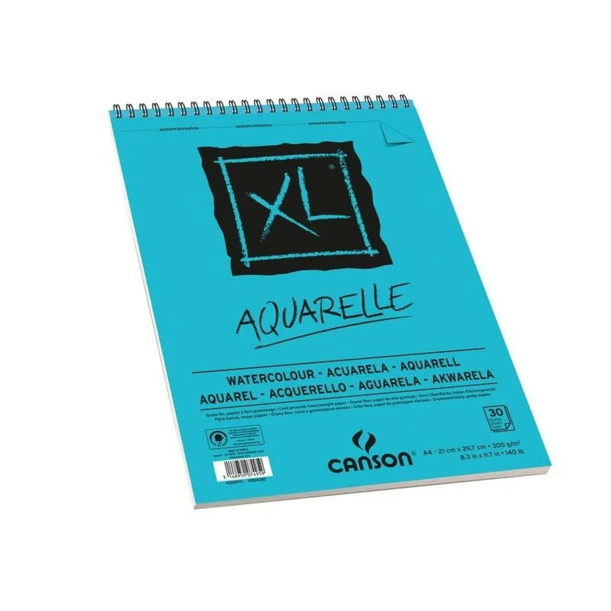 Blocco per acquerello Canson Aquarelle XL 300 g/m²