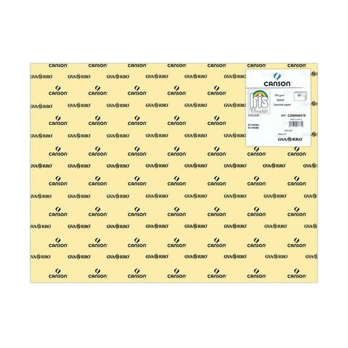 Cartoncini Iris Crema 50 x 65 cm