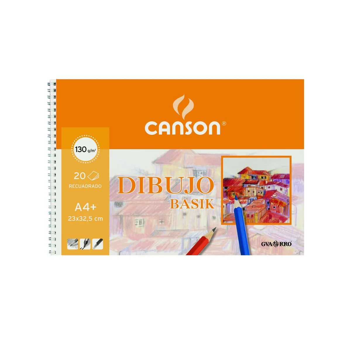 Blocco da disegno Canson Basik Microforata 130 g/m²