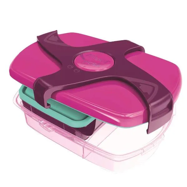 LUNCH BOX SCOMPARTI CONCEPT ROSA