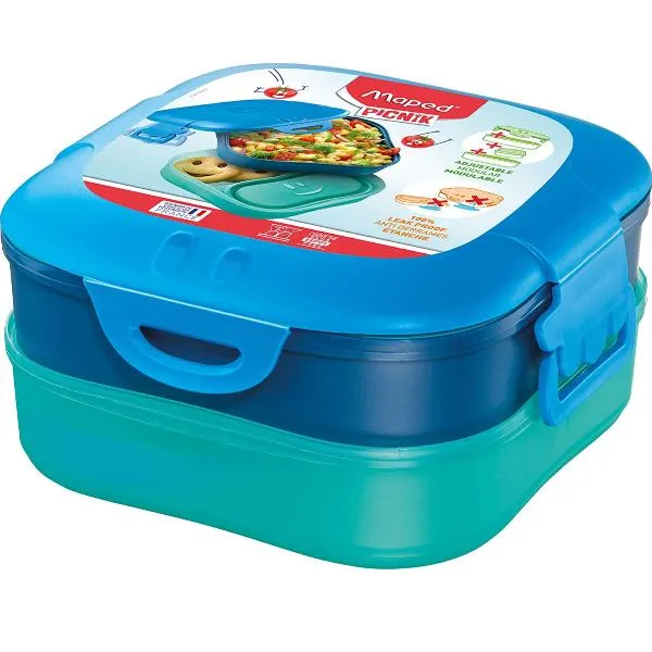 LUNCH BOX CONCEPT  3 IN 1  BLU