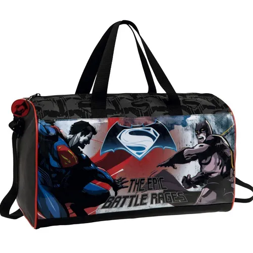 Borsa da Viaggio Borsone da Palestra Mare con Tracolla Pvc Batman vs Superman