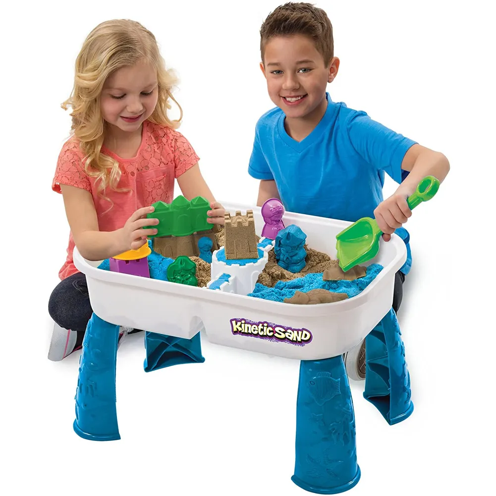 Sabbia Cinetica Magica Kinetic Sand con Tavolinoe Accessori Giocattolo Bambini