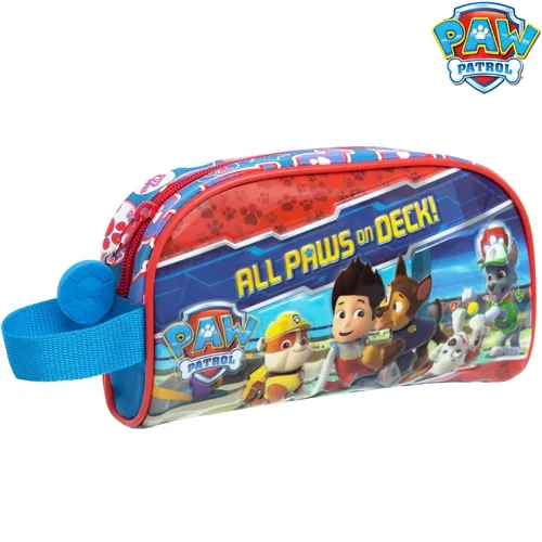 Astuccio con Maniglia e Chiusura Zip Portapenne Portamatite Neceser Paw Patrol