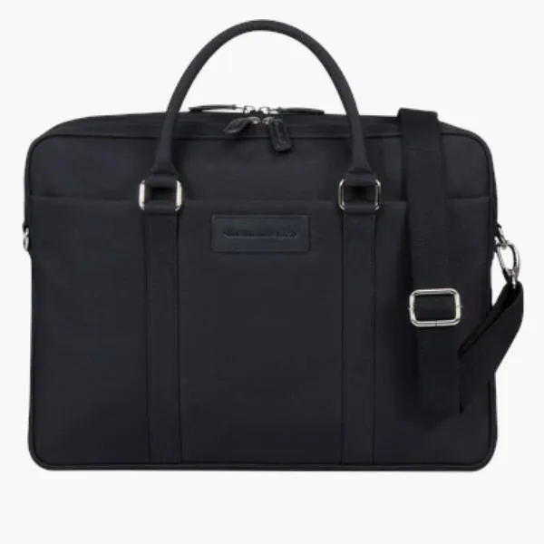 BORSA GINZA 16 NYLON RICICLATO NERA