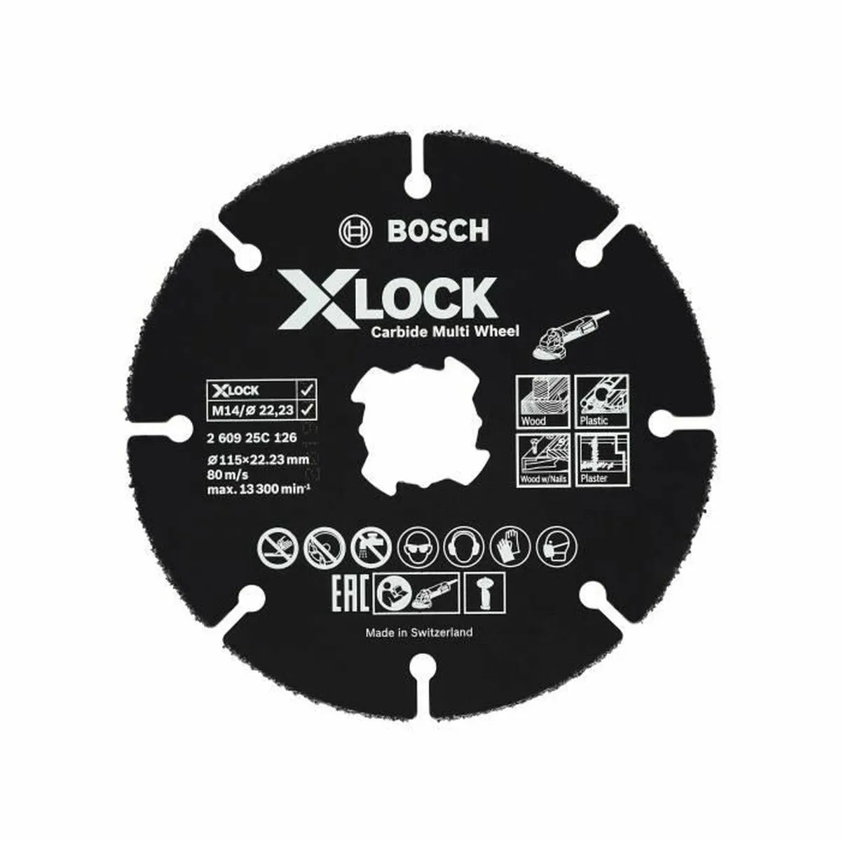 Disco da taglio BOSCH X-Lock carburo Ø 115 mm