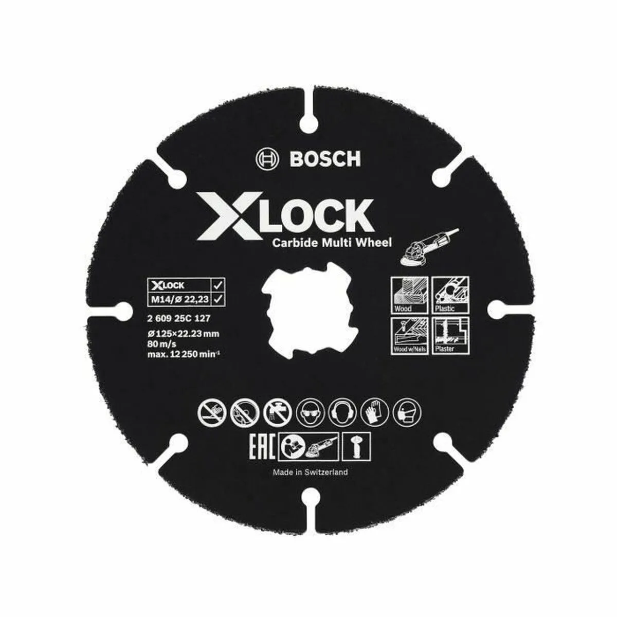 Disco da taglio BOSCH X-Lock carburo Ø 125 mm