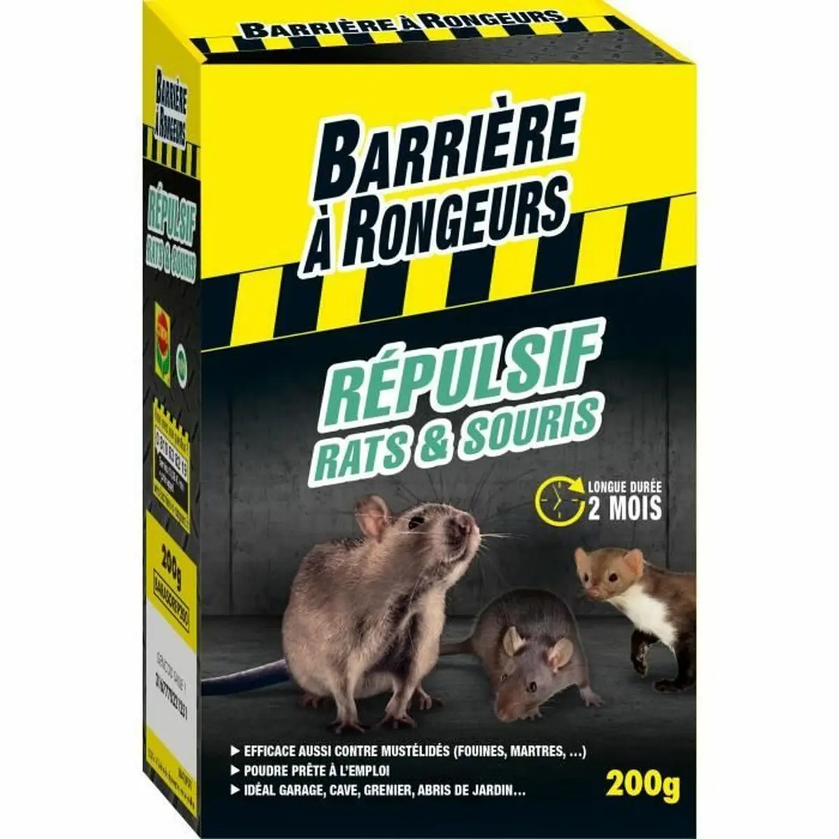 Insetticida Barriere a Rongeurs Rats & Souris