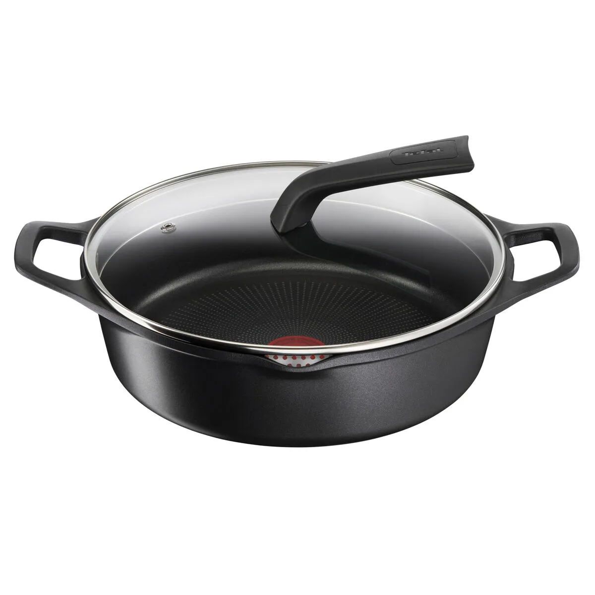 Casseruola con coperchio Tefal E2497244 Nero Ø 28 cm