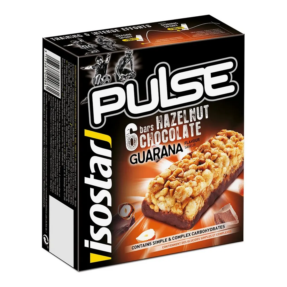 Barretta Energetica Isostar Pulse Cioccolato Nocciole (6 uds)