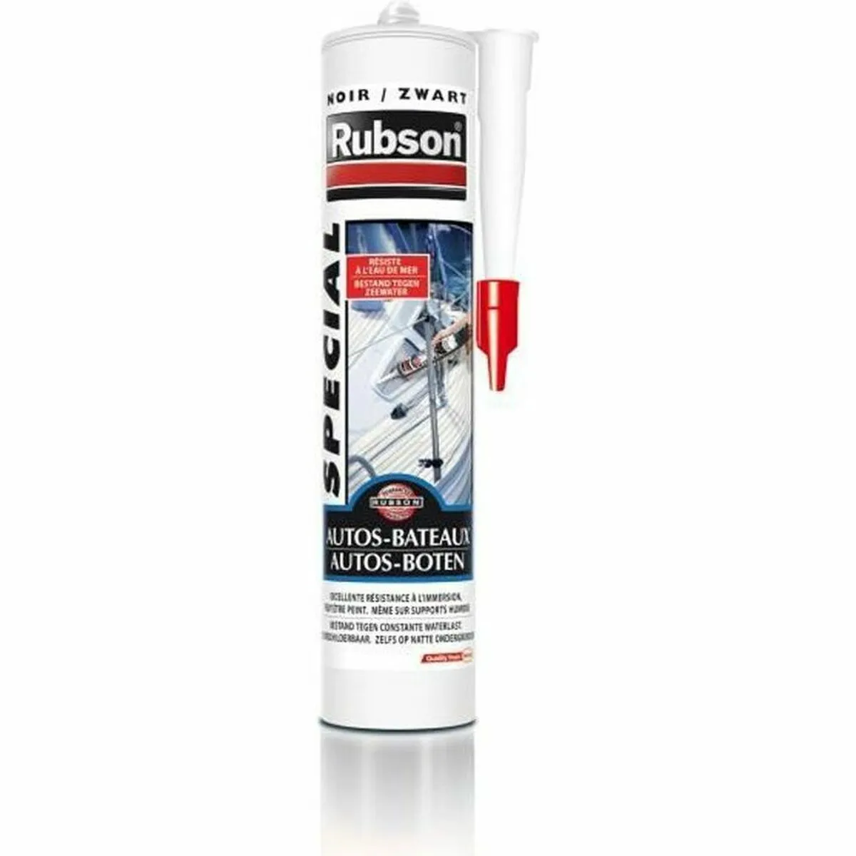 Silicone Rubson 280 ml Nero Legno