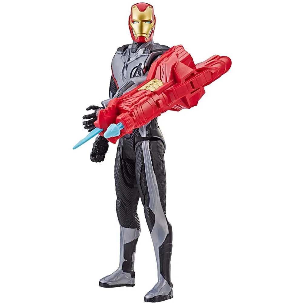 Action Figures Avengers Personaggio Iron Man Titan Hero Power Fx 30cm con Suoni