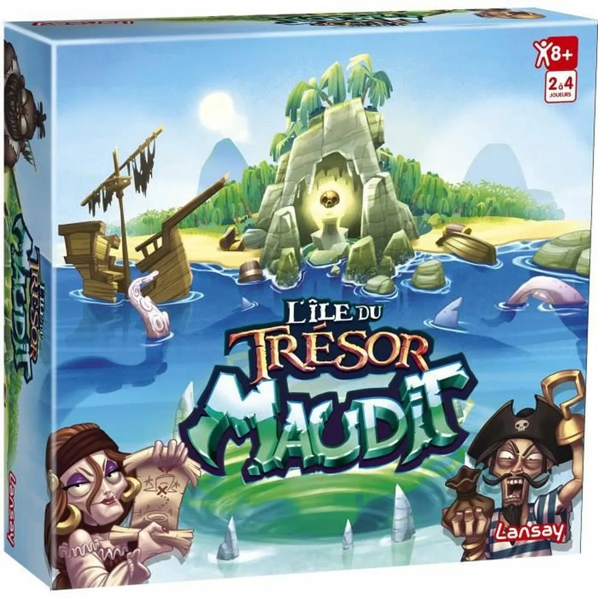 Gioco da Tavolo Lansay Cursed Treasure Island (FR)