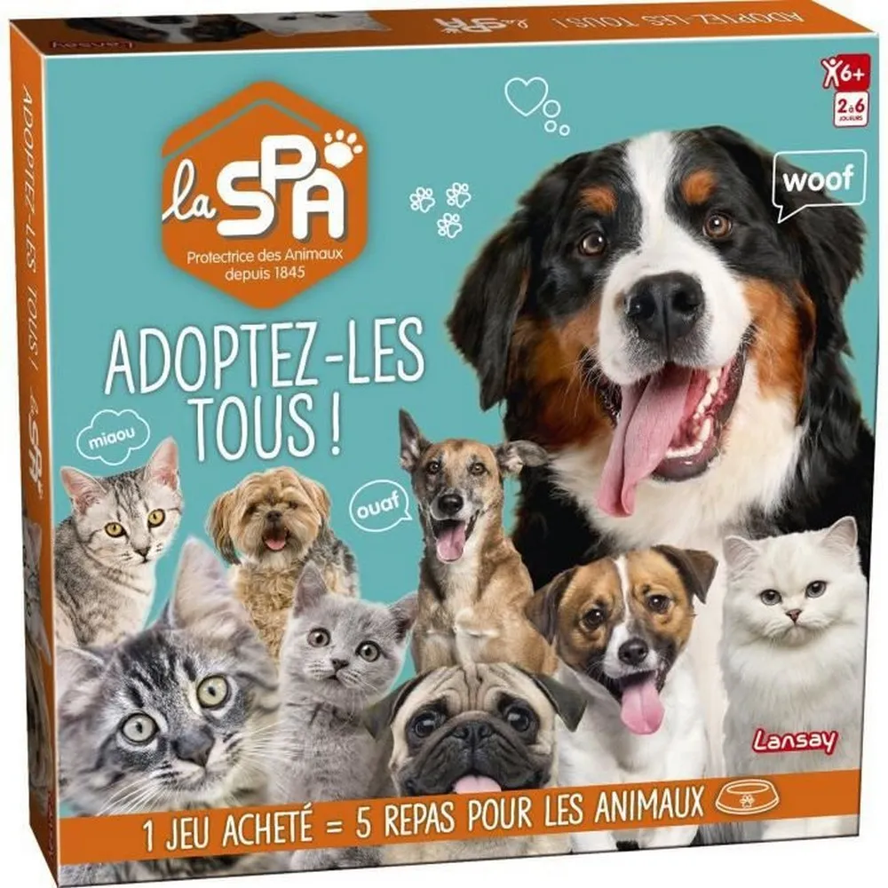 Gioco da Tavolo Lansay SPA ADOPT THEM ALL! (FR)