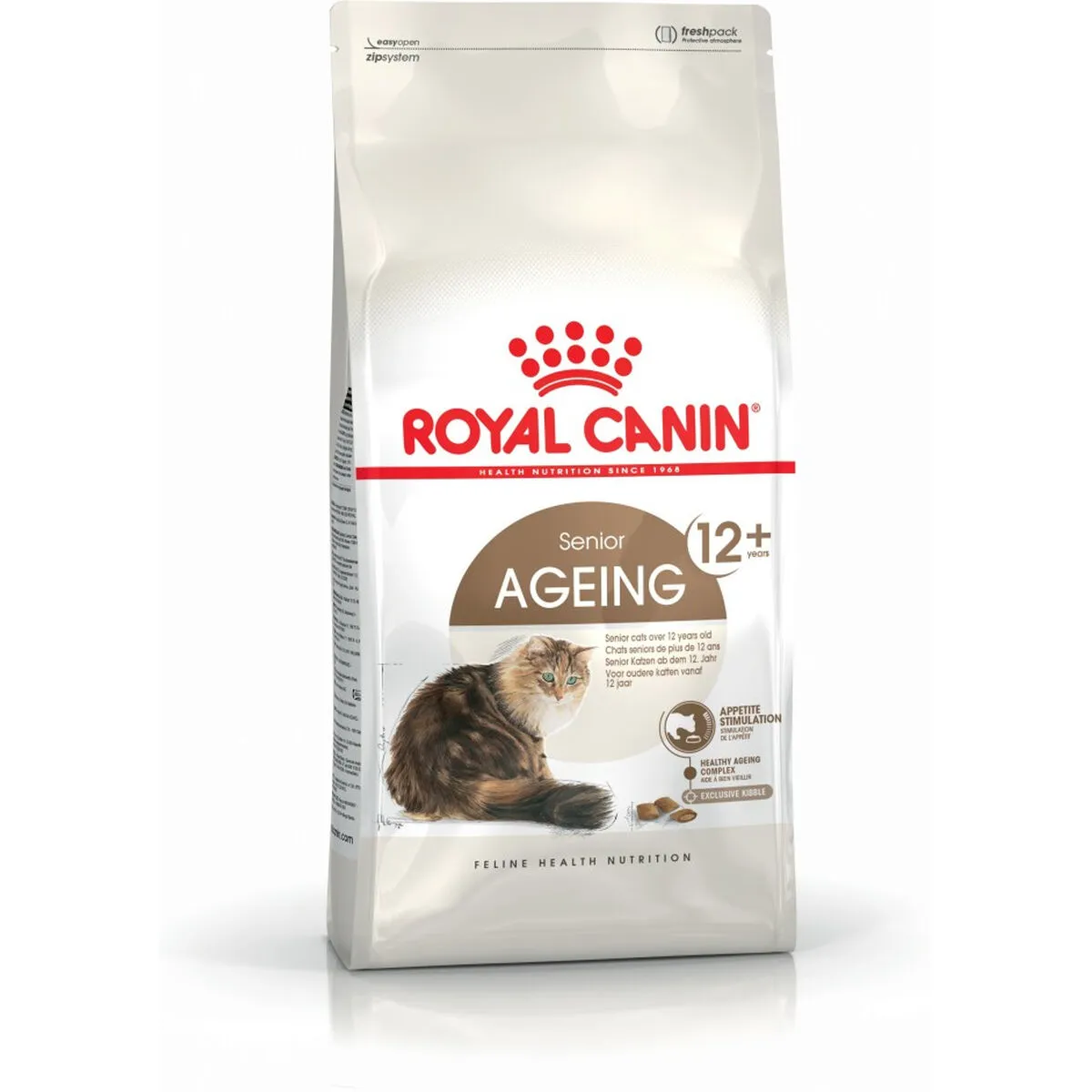 Cibo per gatti Royal Canin Senior Ageing 12+ Anziano Pollo Vegetale Uccelli 4 Kg