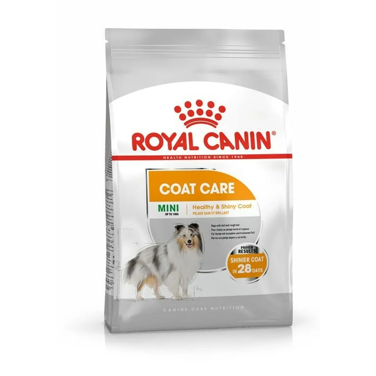 Io penso Royal Canin Mini Coat Care Adulto Riso Mais Uccelli 8 kg