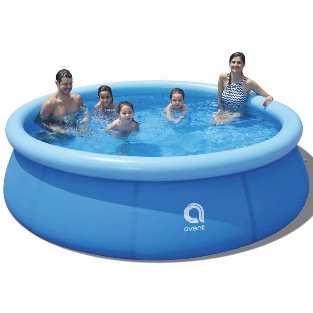 Piscina Rotonda Autoportante Gonfiabile In PVC 300x76cm Con Motore e Filtro