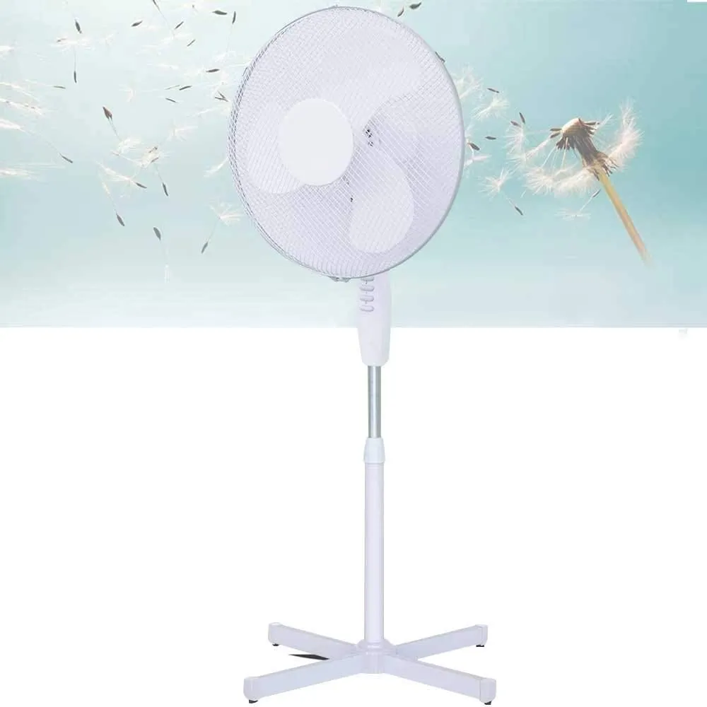 Ventilatore a Colonna Piantana 45W Pale 40cm 3 Velocita e Altezza regolabile