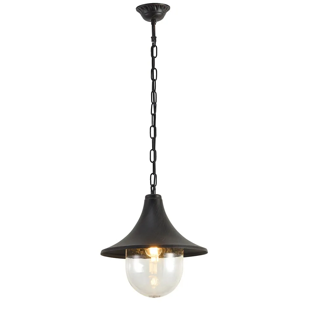 Lampione Vittoriano Classico a Sospensione Lampadario Applique Esterno Alluminio