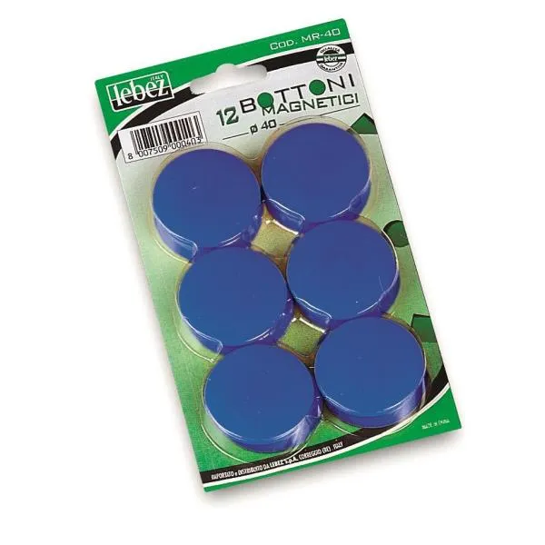 CF6BLISTER 12 MAGNETI DIA30 MM BLU