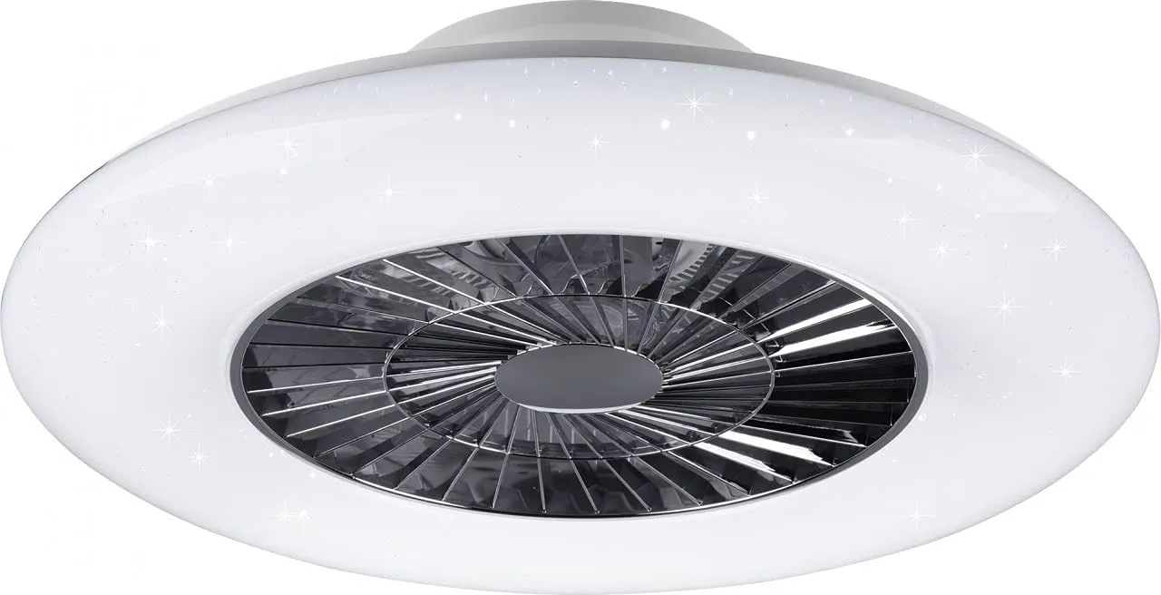 VENTILATORE+PLAFONIERA LED MOD.VISBY CM.60