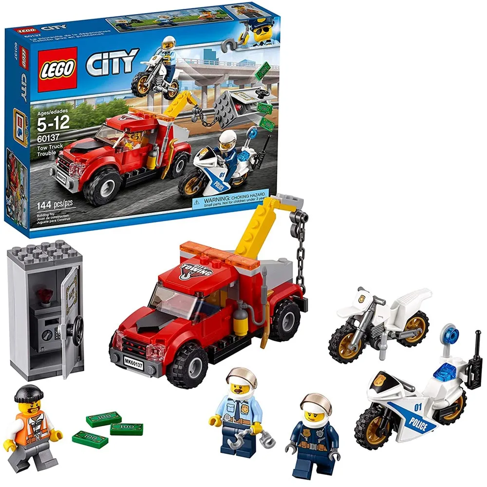 Playset Costruzioni Lego City Guardie e Ladro con 3 Veicoli Personaggi 144pz