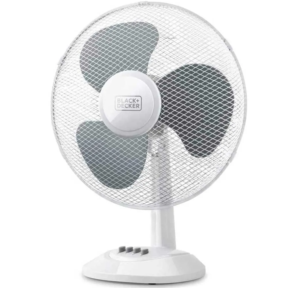 Ventilatore Tavolo Pala 40cm Oscillante 40W Tre Velocita Oscillante Black Decker