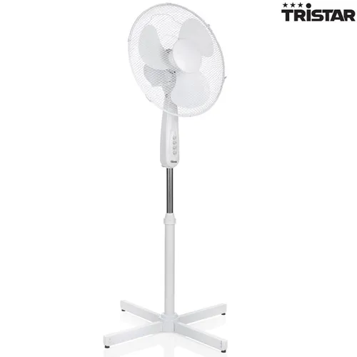 Ventilatore a Piantana Oscillante a Pala 40cm 3 Velocita' Tristar VE-5948 Bianco