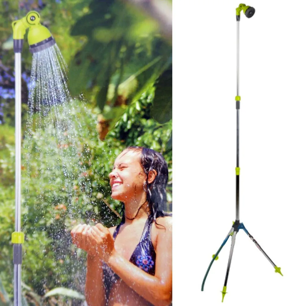 Doccia Giardino Piscina Esterno Doccetta Campeggio Stand Regolabile 220 cm