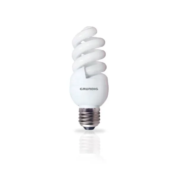 Grundig Lampadina a Risparmio Energetico Full Spiral Mini 7W E27 luce calda