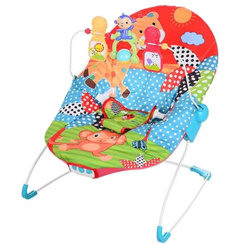 Sdraietta per Neonati Vibrante Musicale Fitch Baby Trasformazione in Sedia Bimbo