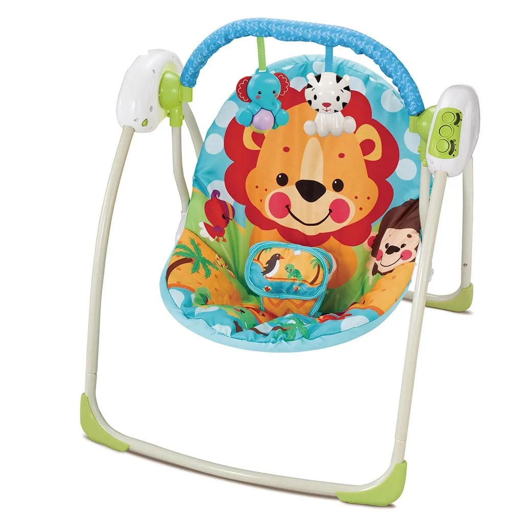 DONDOLO PER NEONATI ELETTRICO FITCH BABY MUSICALE 3 VELOCITA TIMER E ARCO GIOCHI