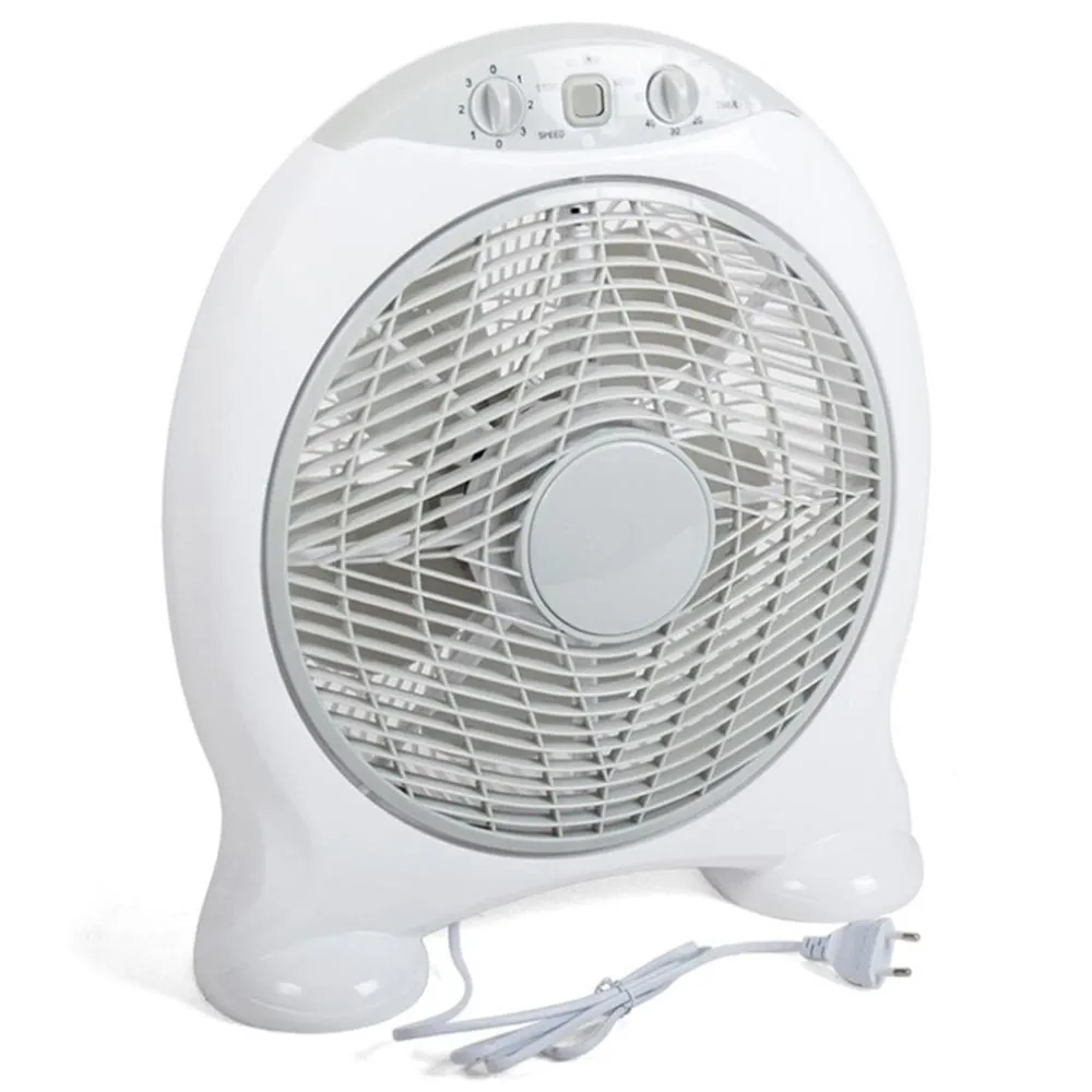 Ventilatore da Tavolo 40W Pale 30cm 3 Velocita Funzione Timer Griglia Girevole