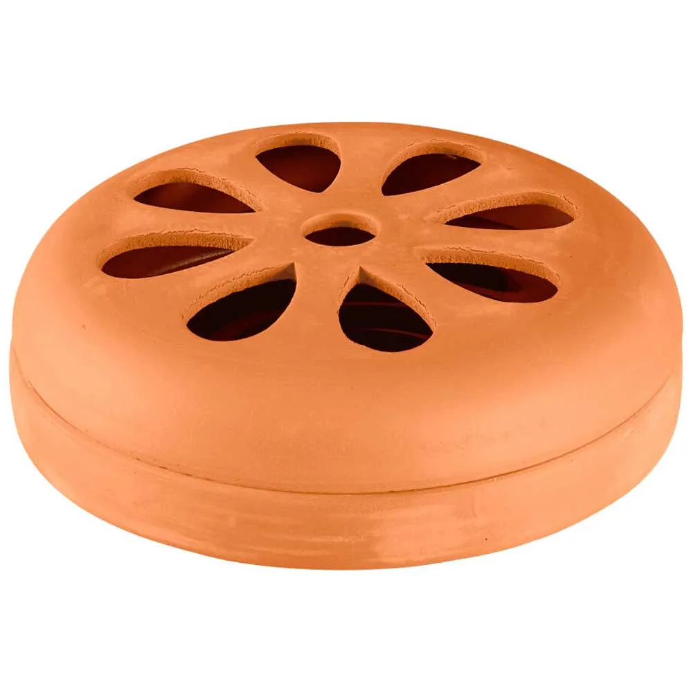 Bruciatore Diffusore Zampirone Antizanzare Terracotta Con 6 Spirali Citronella