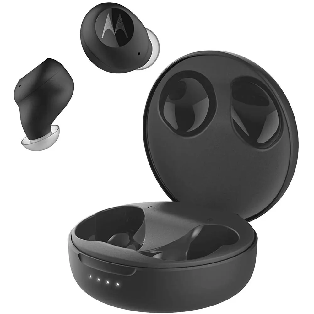 Cuffie Auricolari Wireless Bluetooth Motorola Vervebuds 250 Nero Microfono