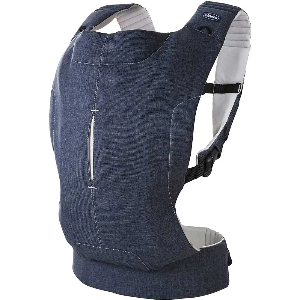 Marsupio Neonato Chicco Myamaki Ergonomico Porta Bebe Bambino 0+ Mesi Blu Denim