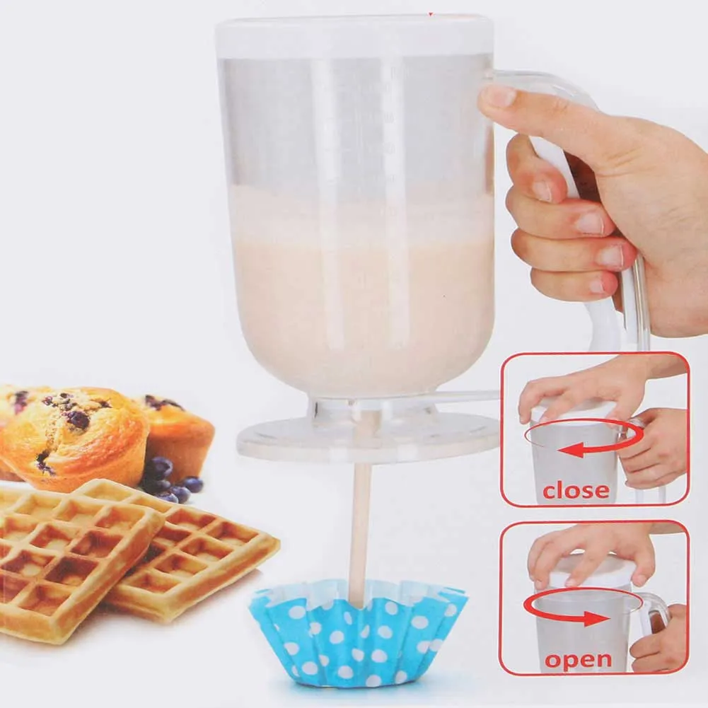 Dispenser Dosatore Per Impasti Dolci Crepes Waffle Pastella 900 ml Alpina