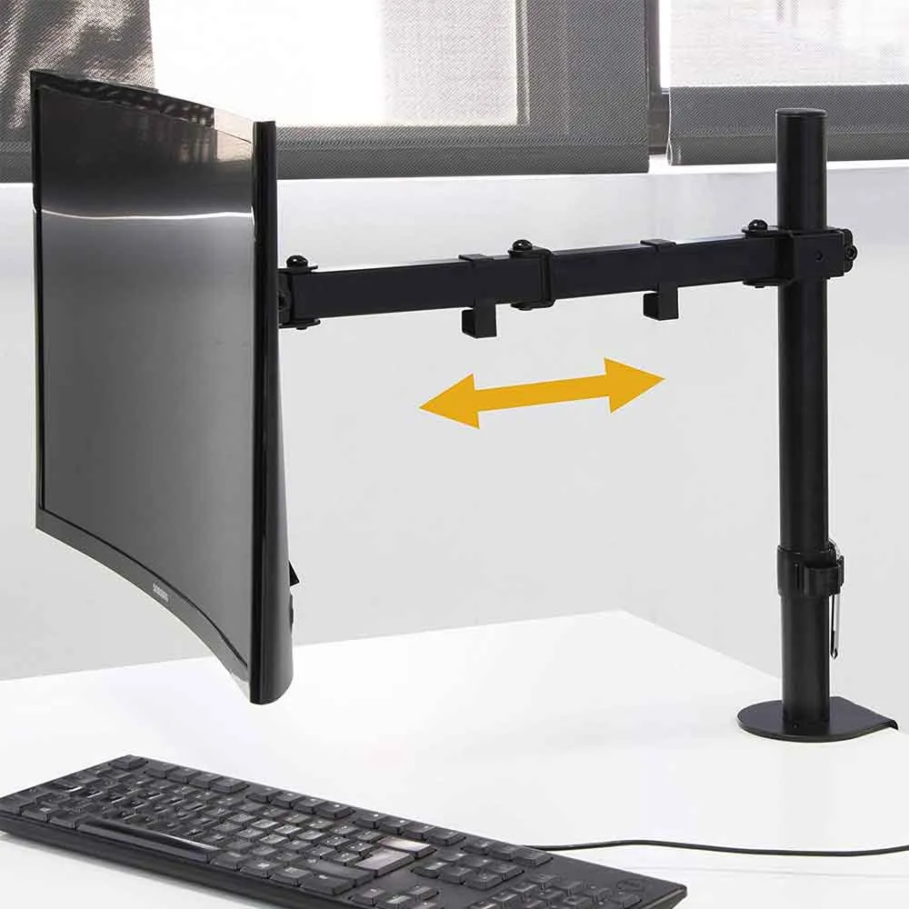 Braccio Supporto Tavolo Scrivania per Monitor PC TV 10/32" Snodabile Regolabile