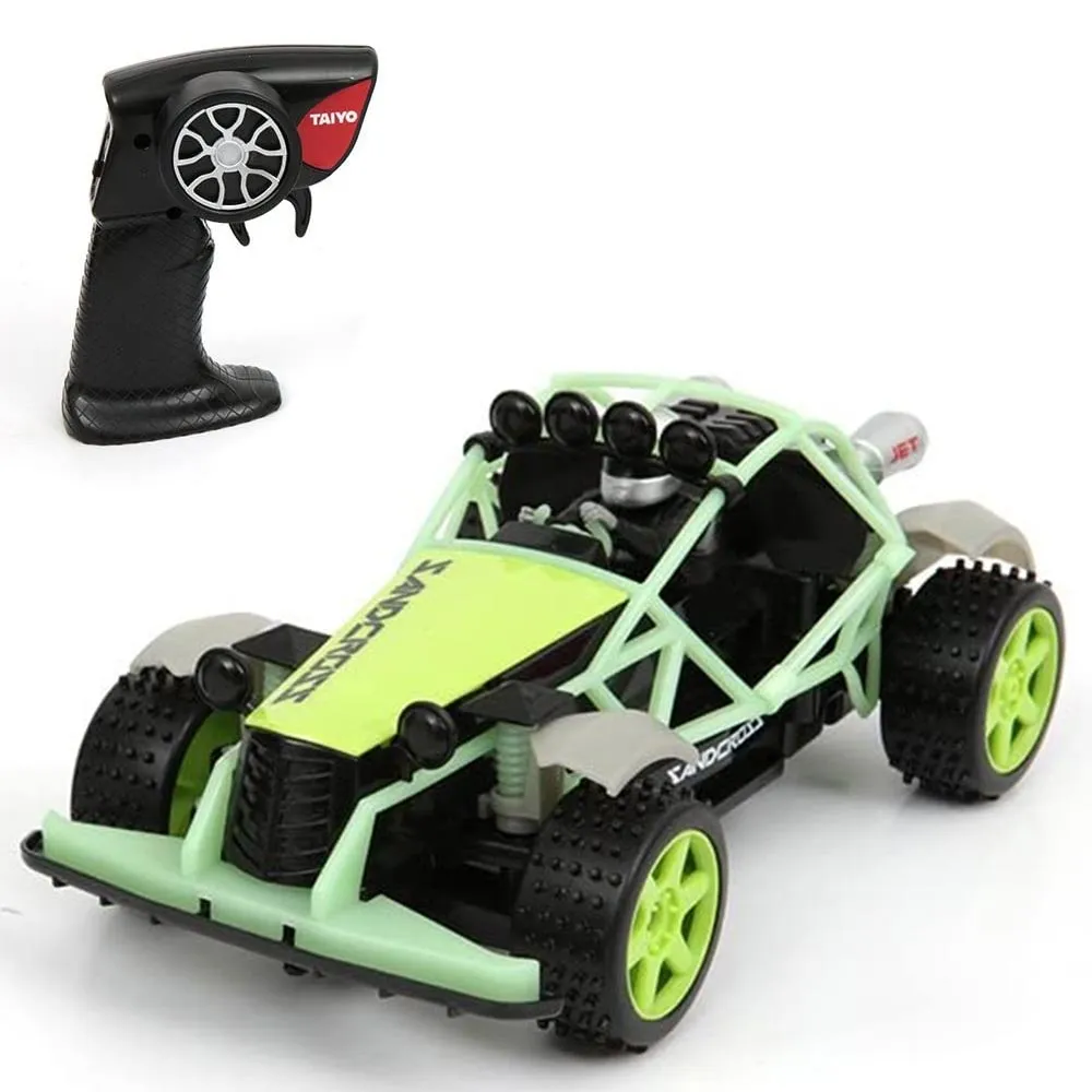 Auto Radiocomandata Sand Cross Platinum Buggy Fluorescente al Buio Giocattolo