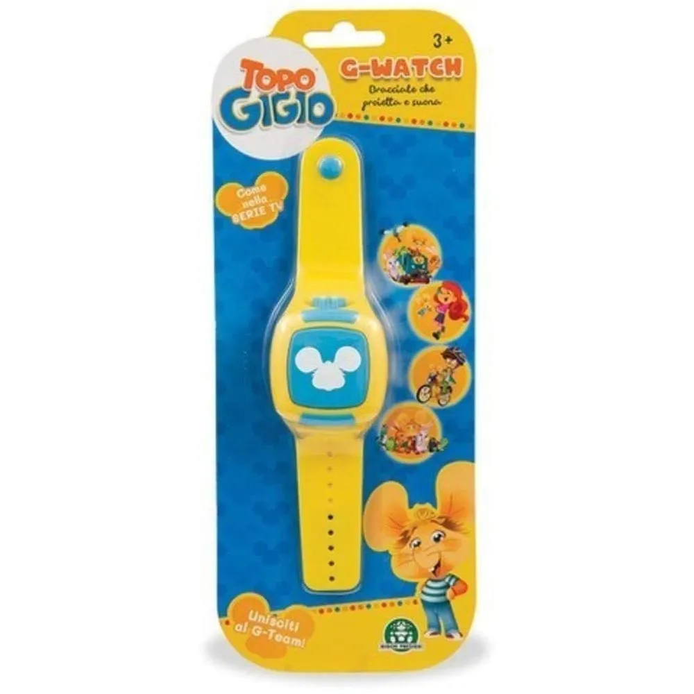 Orologio Topo Gigio G-Watch Giocattolo per Bambini Proietta Immagini e Suoni