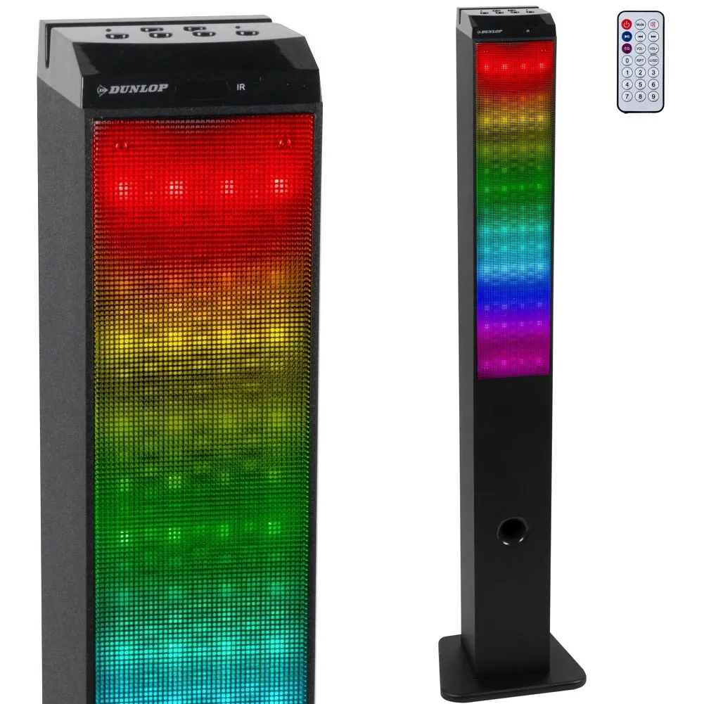 Cassa Altoparlante Speaker a Torre Bluetooth Soobwoofer Casse e Luci a LED 10W