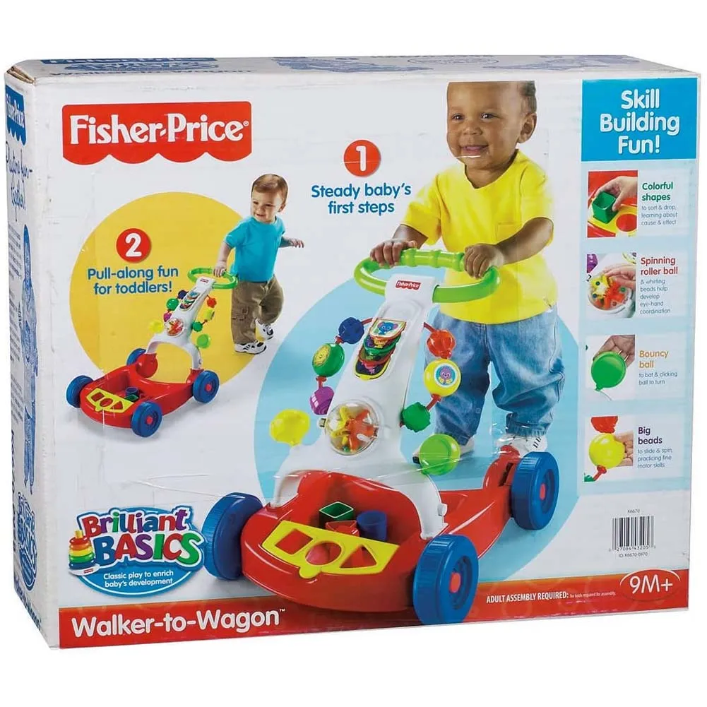 Carrello Multi Attivita' Play e Camminatore Gioco Prima Infanzia Fisher-Price