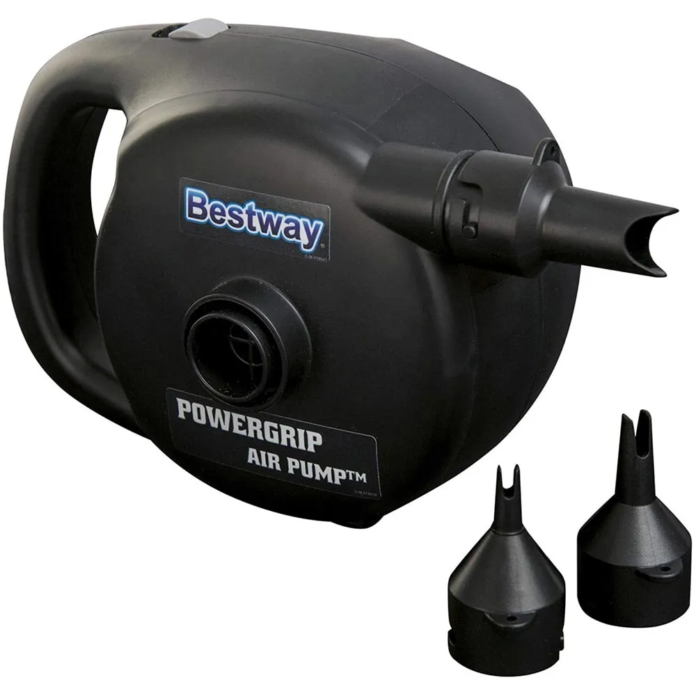 Compressore Gonfiatore Elettrico Portatile Pompa 220V 2 Riduttori per Gonfiabili