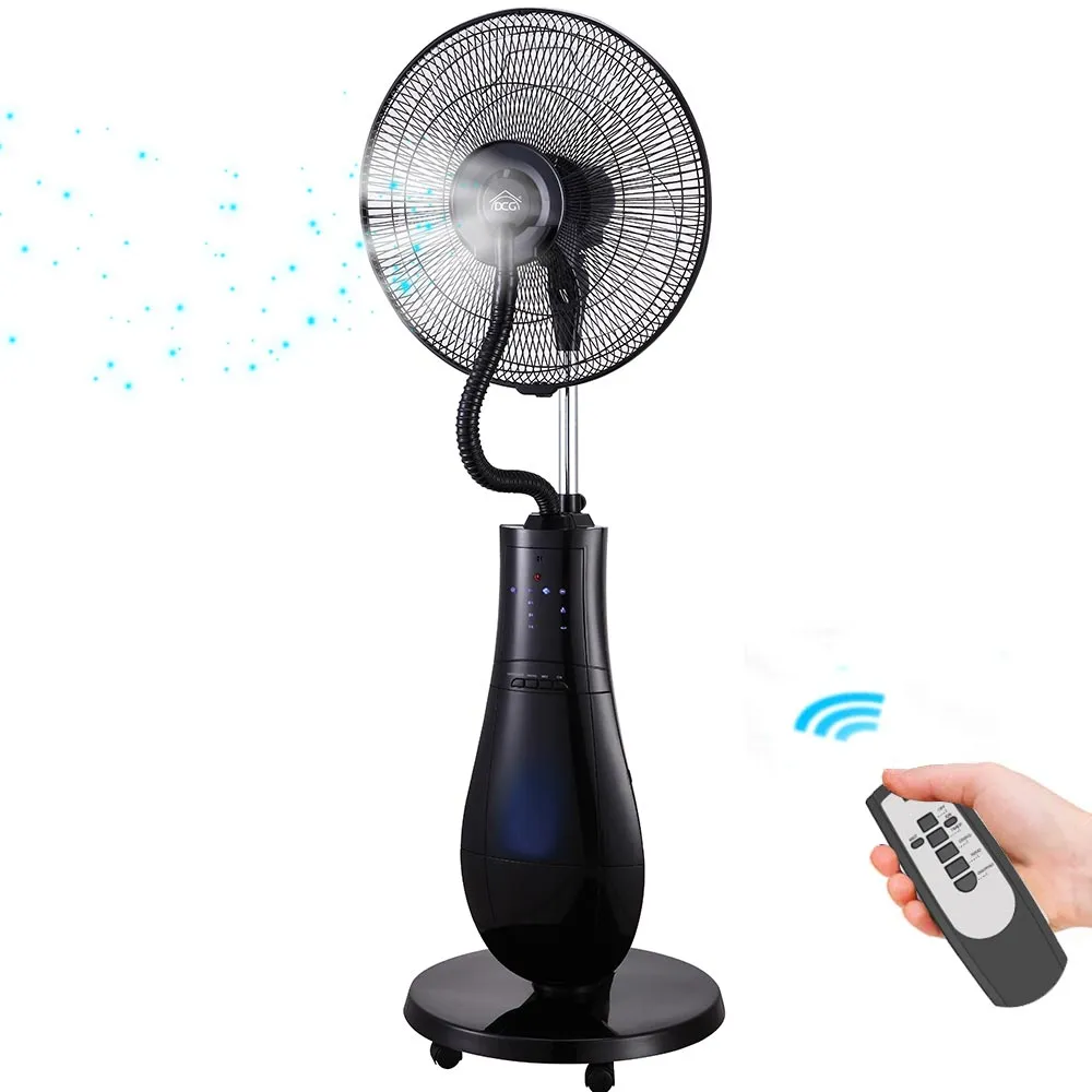 Ventilatore Nebulizzatore Funzione Umidificatore Ionizzatore con Telecomando