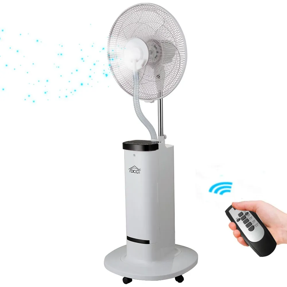 Ventilatore Nebulizzatore Funzione Umidificatore Ionizzatore con Telecomando