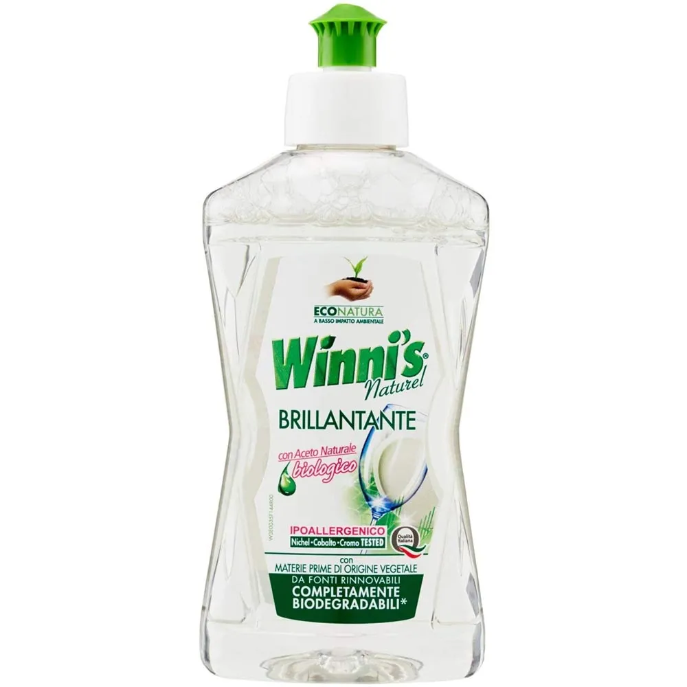 Winni's Naturel Brillante Detersivo Piatttti Stoviglie con Aceto Naturale 250ml